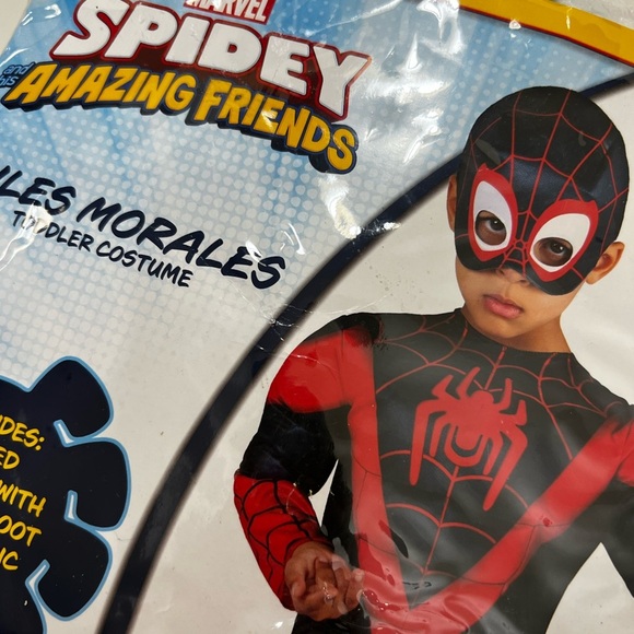 Rubie's Red and Black Spider Superhero Costume - Picture 11 of 11